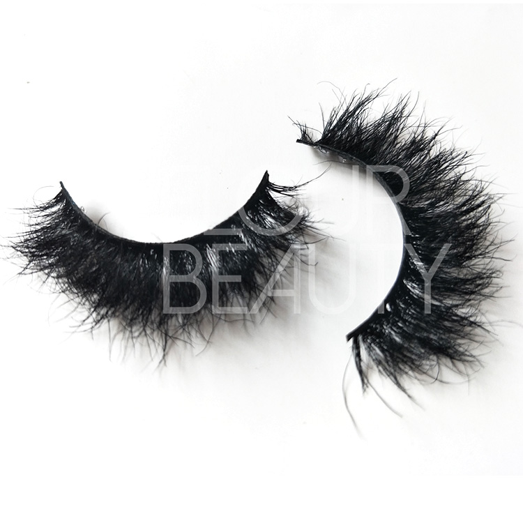 Extreme fluffy 3D styles horse lashes customized factory EA121 